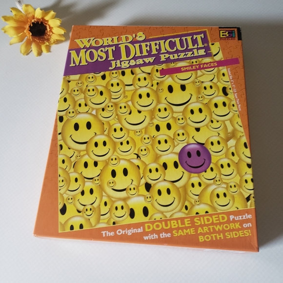 Just In: BGI World's Most Difficult Jigsaw Smiley Face Double-Sided Puzzle. - Picture 3 of 9